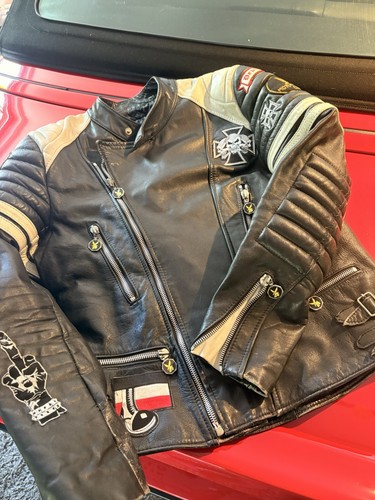 Moto cuir lederjacke - cuir, biker