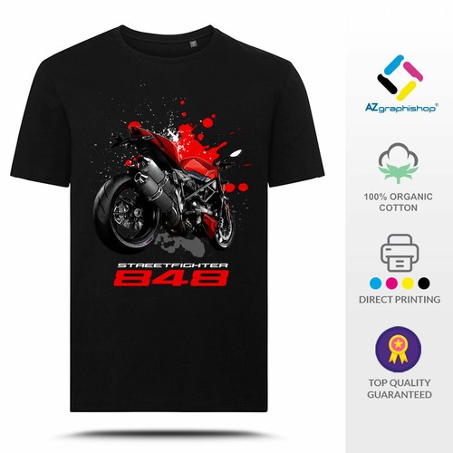 Streetfighter 848 red drawing - red,